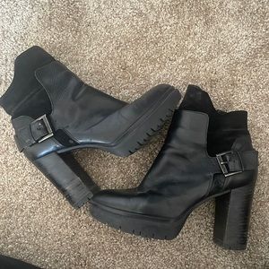 Janet Sport Black Boots 37